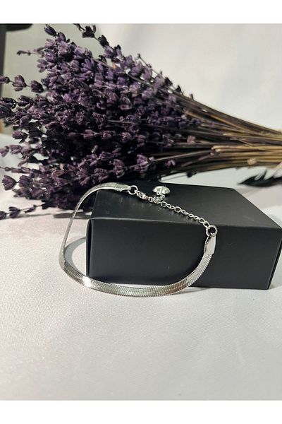 stainles steel Steel Italian Cut Silver Color Bracelet