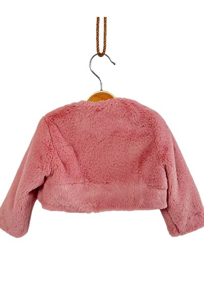 miaras baby Peluş Kız Çocuk Kürklü Bolero