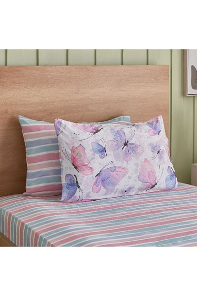 Home Box Flutterby Dreamscape 2-Piece Pillow Cover Set - 50x75 cm