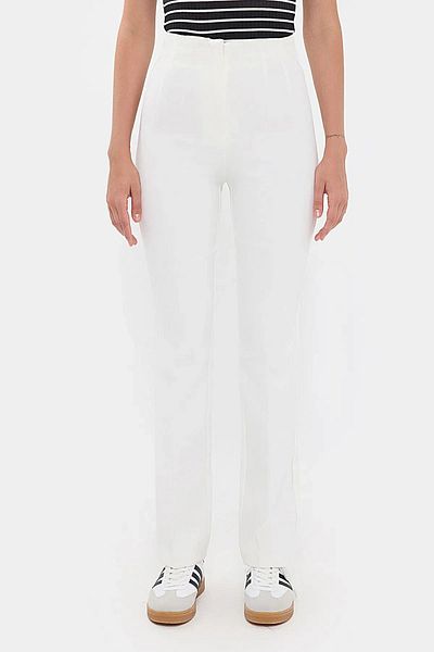 Hiccup Ψηλόμεσο πλισέ παντελόνι Straight Fit