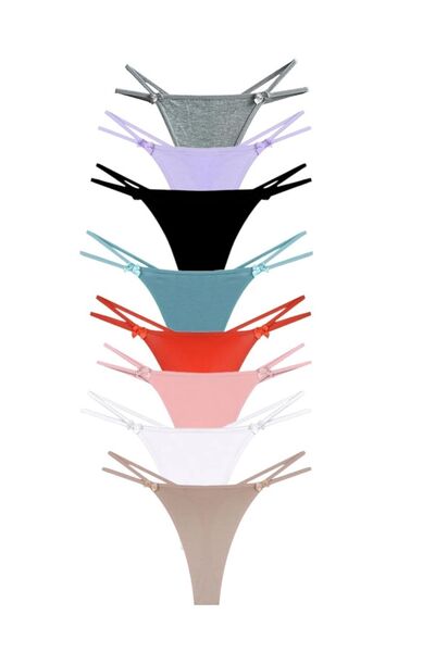 CENSEY Pamuklu Ip Tanga 8' Li Paket