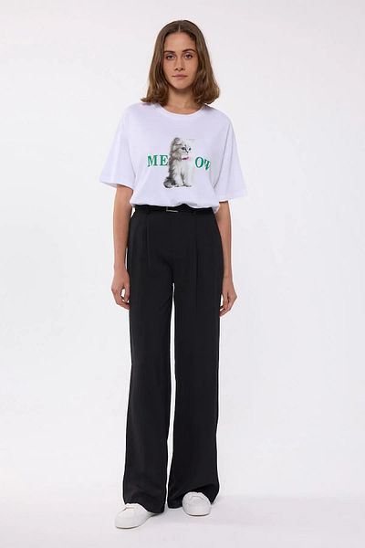 Hiccup Tricou confortabil cu imprimeu cu decolteu