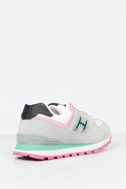 Hammer Jack Chile Hakiki Deri Ciment-Siyah Kadın Spor Ayakkabı