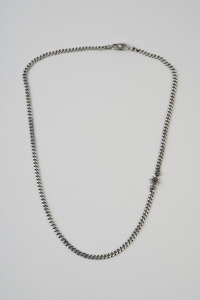 So CHIC... Dümen İkonlu 60 Cm Gümüş Erkek Zincir Kolye