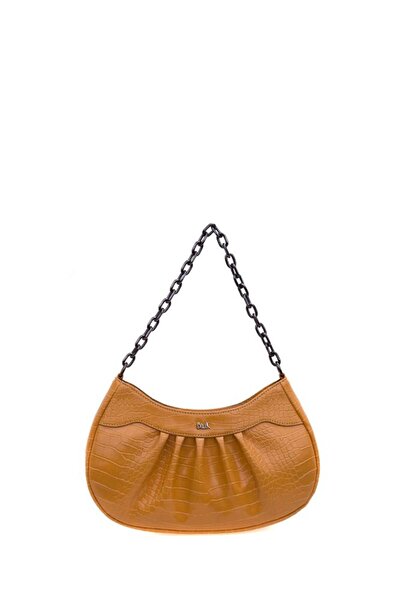 Bilik Deri Детальний логотип Camel-Kroko Жіноча сумка через плече BLKOR VENEZİA