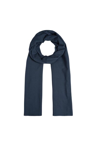 ipekevi Şal din bumbac simplu İpekevi - Albastru închis