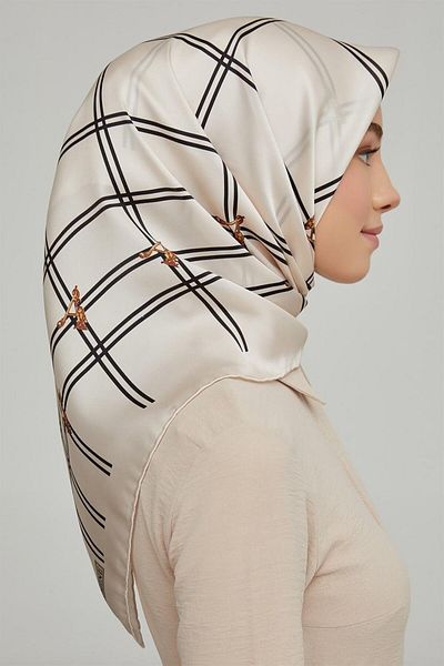 Armine Μεταξωτό κασκόλ Twill 2022 Φθινόπωρο-χειμώνας 8656-04