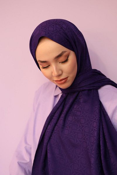 Silk Home شال فاخر - أرجواني