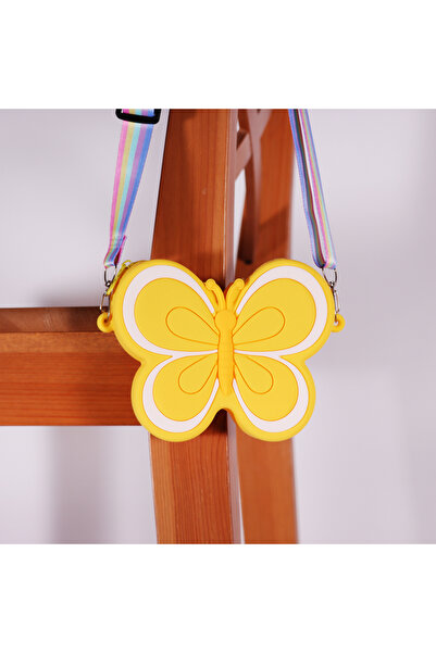 Ogi Mogi Toys Silikon Gelbe Schmetterling Umhängetasche