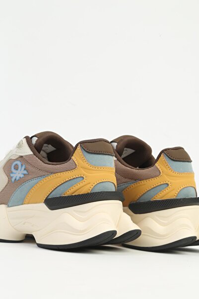 Benetton ® Bej Haki Kadın Spor Ayakkabı İTHAL BNI-11121