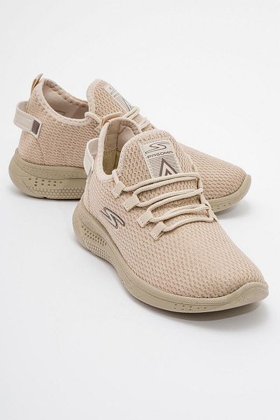 Ccway Tricotaj de damă Pantofi sport BEI