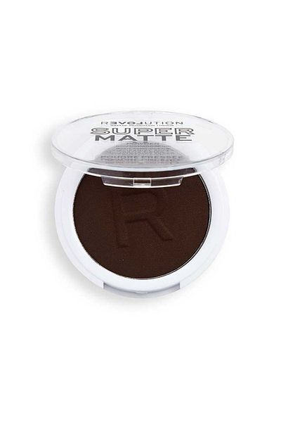 Revolution Super Matte Compact Powder - Ebony - 5057566439466