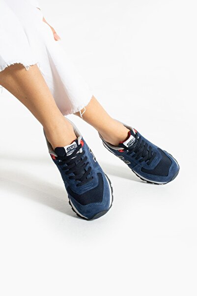 Hammer Jack Перу Справжня шкіра Темно-синьо-червоні жіночі туфлі