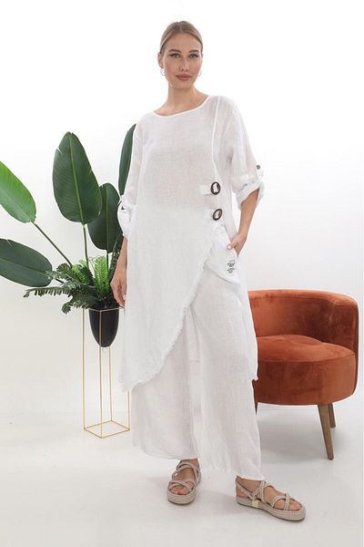 EREN STYLE Costum de in asimetric pentru femei