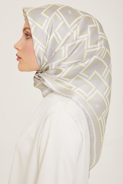 Armine Silk Scarf 2024 Summer - 9132-55 Twill
