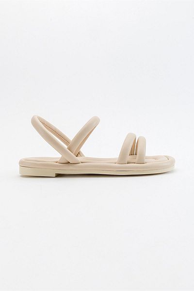 Ccway 2-Piece Women's Sandals Beige