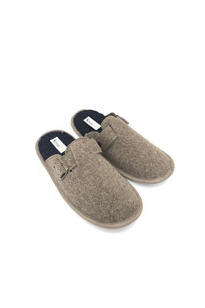 shoemio Ανδρικές παντόφλες σπιτιού Rodin Beige