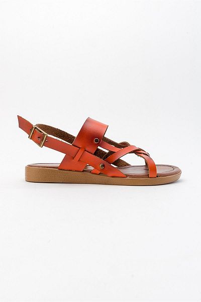 Ccway Flip Flops Women's Sandals Orange Skin