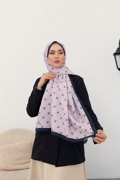 Silk Home Copper Colored Olinda Shawl - Wave Pattern