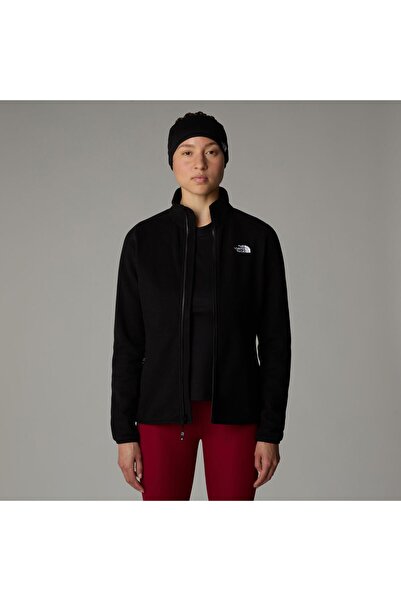 THE NORTH FACE 100% GLACIER FZ Μαύρο γυναικείο φούτερ φλις - NF0A855O4H01_W ΕΕ