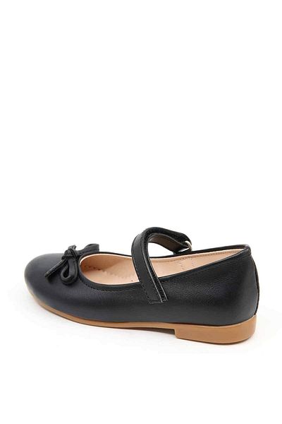 Ccway Children's Ribbon Shoes 26-30 Black