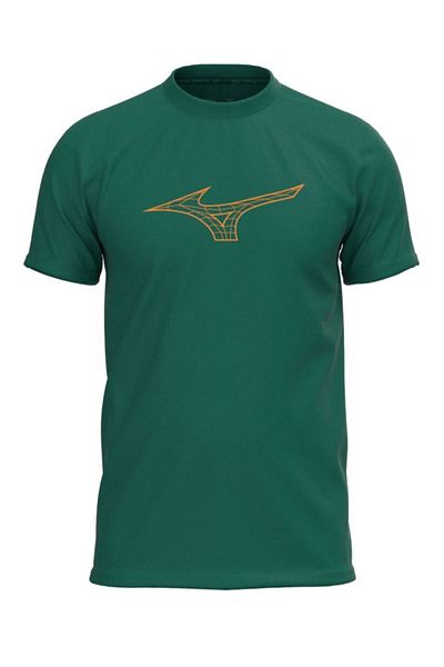 MIZUNO Πράσινο ανδρικό μπλουζάκι - Athletics Rb