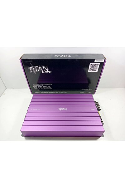 YSN SOUNDS Titan Amfi – 4 x 80 RMS Ses ve Bass Amfisi – Titan XAE-804 AB Clas...