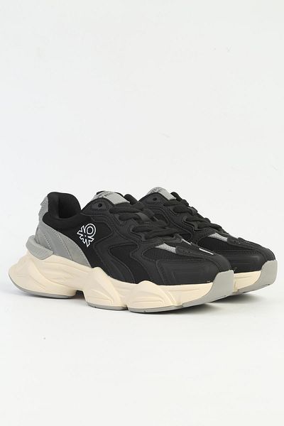 Benetton Women's Black Sneakers - Imported Bni-11121