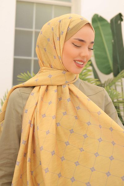 Silk Home Olinda Shawl - 49003 - Κίτρινο Πράσινο Μπλε