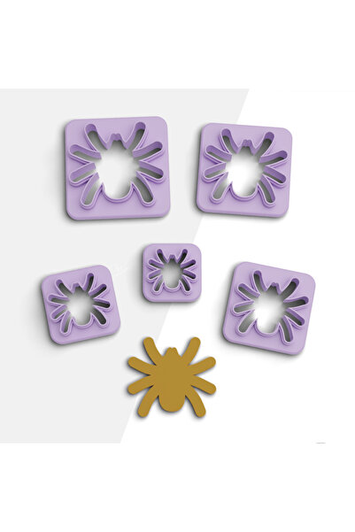 flament aşk Spider Polymer Clay Cutting Mold, Earring Mold, Jewelry Mold, Cer...