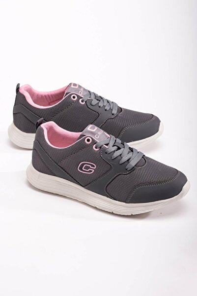 Ccway Pantofi sport de damă Anorak cu șireturi, roz afumat