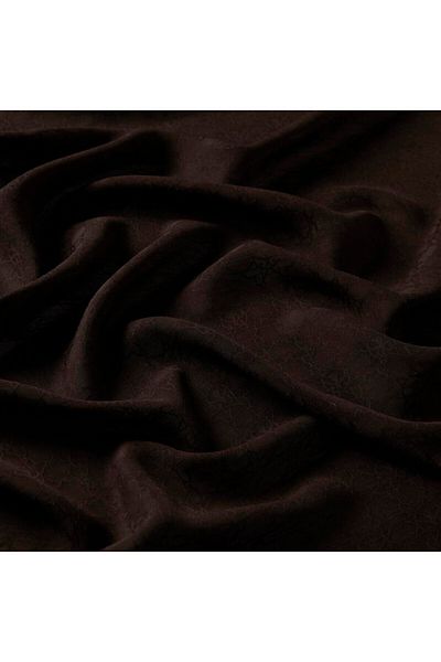 ipekevi Four Seasons Bitter Brown Monogram Shawl