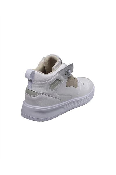 M.P. 222-2720 Zn Pantofi albi pentru femei, cu pantofi înalți