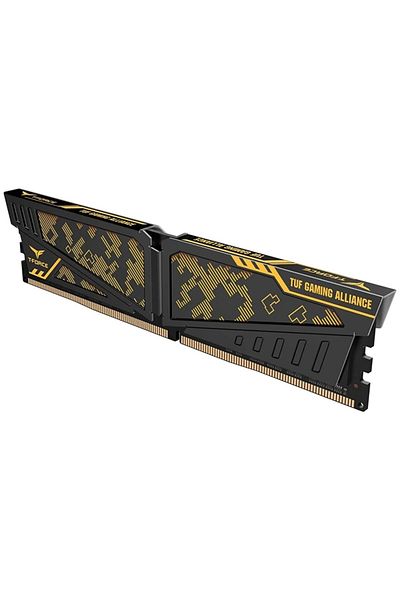 TEAM T-force Vulcan Tuf Gaming Alliance 8gb (1X8GB) 3600mhz Cl18 Ddr4 Gaming Ram (tltyd48g3600hc18j0