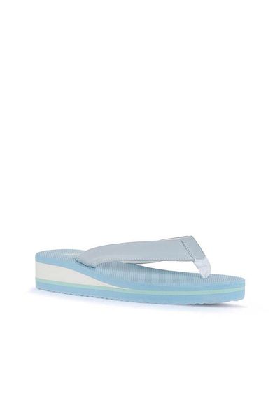 Bueno Shoes Slapi de damă Soft Matte Blue - 26wt 202135