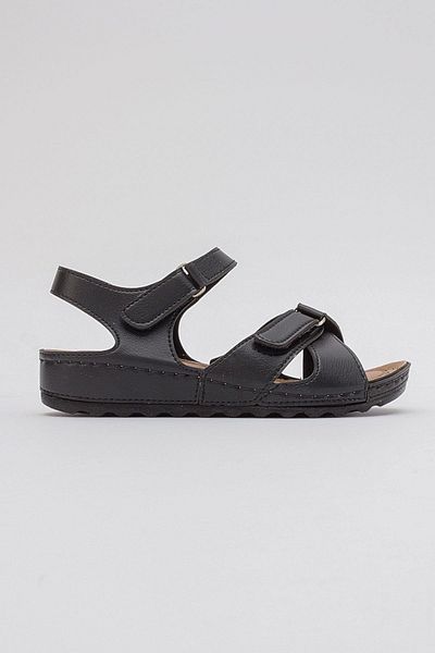 Ccway Women's Velcro Sandals Black