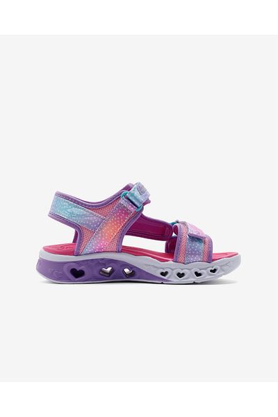 SKECHERS صندل بناتي كبير باللون الوردي الفاتح - قلوب مرفرفة303105L PKMT