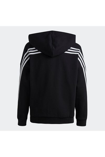adidas Future Icons 3-stripes Black Children's Jacket Hr6317 - Full-zip