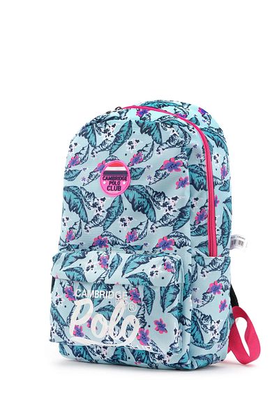 Cambridge Polo Club IslandRoamerUnisex Backpack - Turquoise, Two Compartments, Cpo4022.014