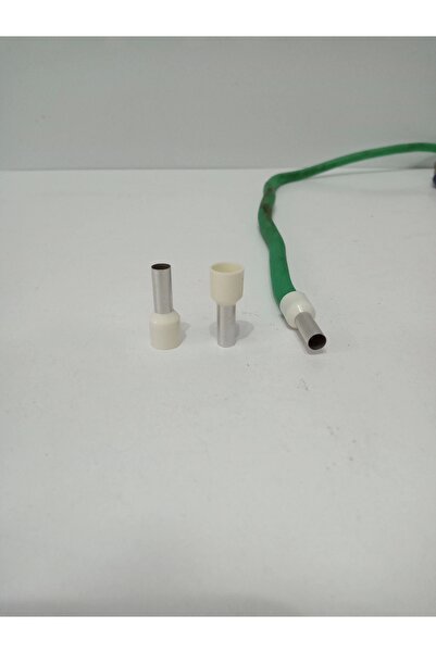 YSN 8ga Yalıtımlı Amfi Kablosu Ucu - 10 Mm Izoleli Kablo Ucu - 8ga Yüksük - 2...