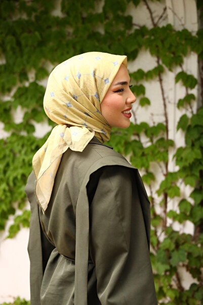 Silk Home Πράσινο μπλε κασκόλ Olinda