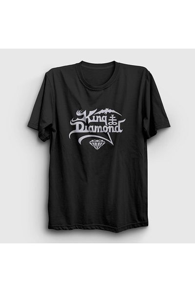 Presmono Μπλουζάκι Unisex με μαύρο λογότυπο Rock King Diamond 485393 ττ
