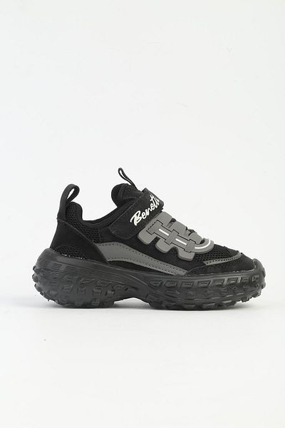 Benetton Black Children's Sports Shoes - Imported Bni-11136