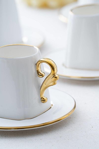 ACAR Luna 6-Person Coffee Cup Set - 90 ml