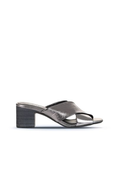 Bueno Shoes 01wa2809 Μοντέλο Γυναικείες δερμάτινες παντόφλες με τακούνι