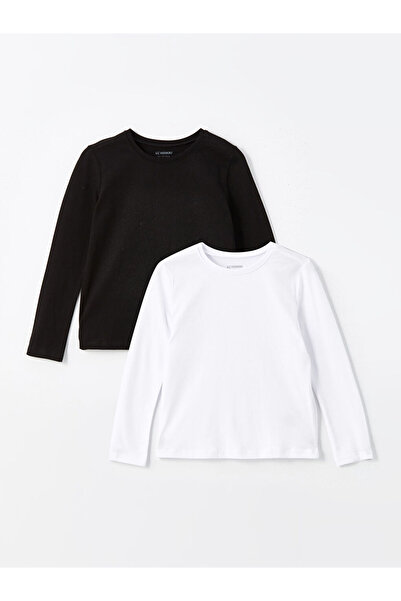 LC Waikiki Lány - Crew nyakú póló 2db-os készlet