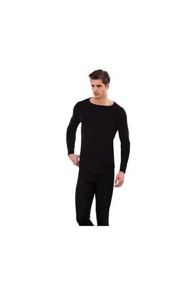 EREN STYLE Мъжки термо долнище Black Swallow
