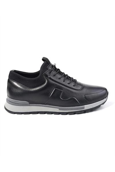 Voyager 5333 Mr Men - Pantofi sport casual din piele Nata neagră