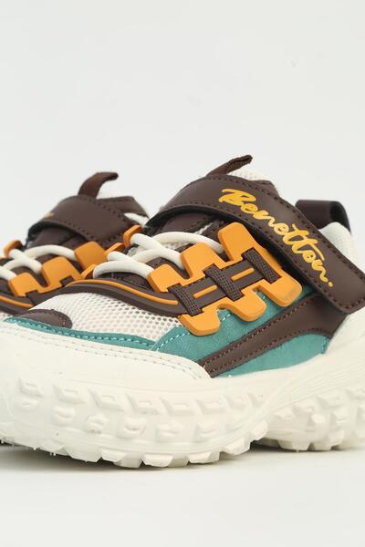 Benetton Beige Children's Sneakers - Imported Bni-11136