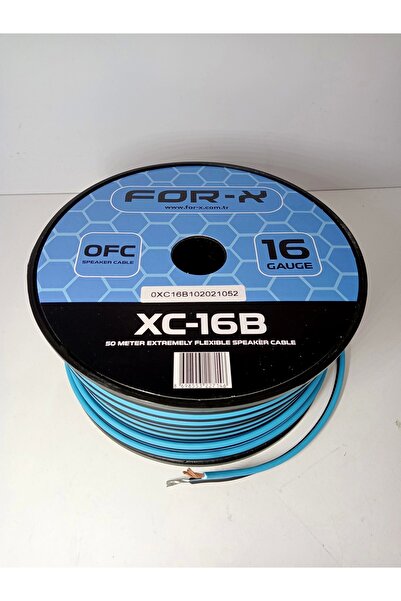 For-X Bakır Amfi Hoparlör Kablosu 16ga – %100 Bakır – Ofc 16ga Anfi Bass Kabl...